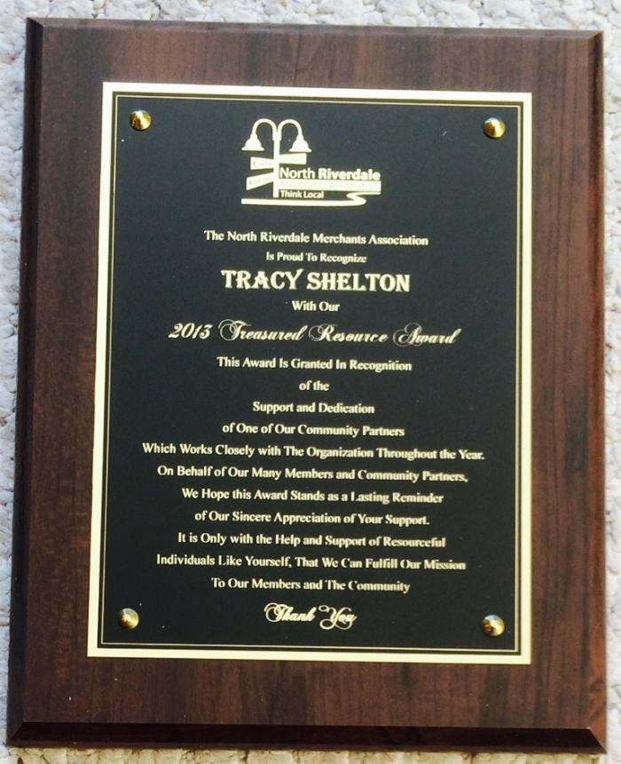 2013 Treasured Resource Award